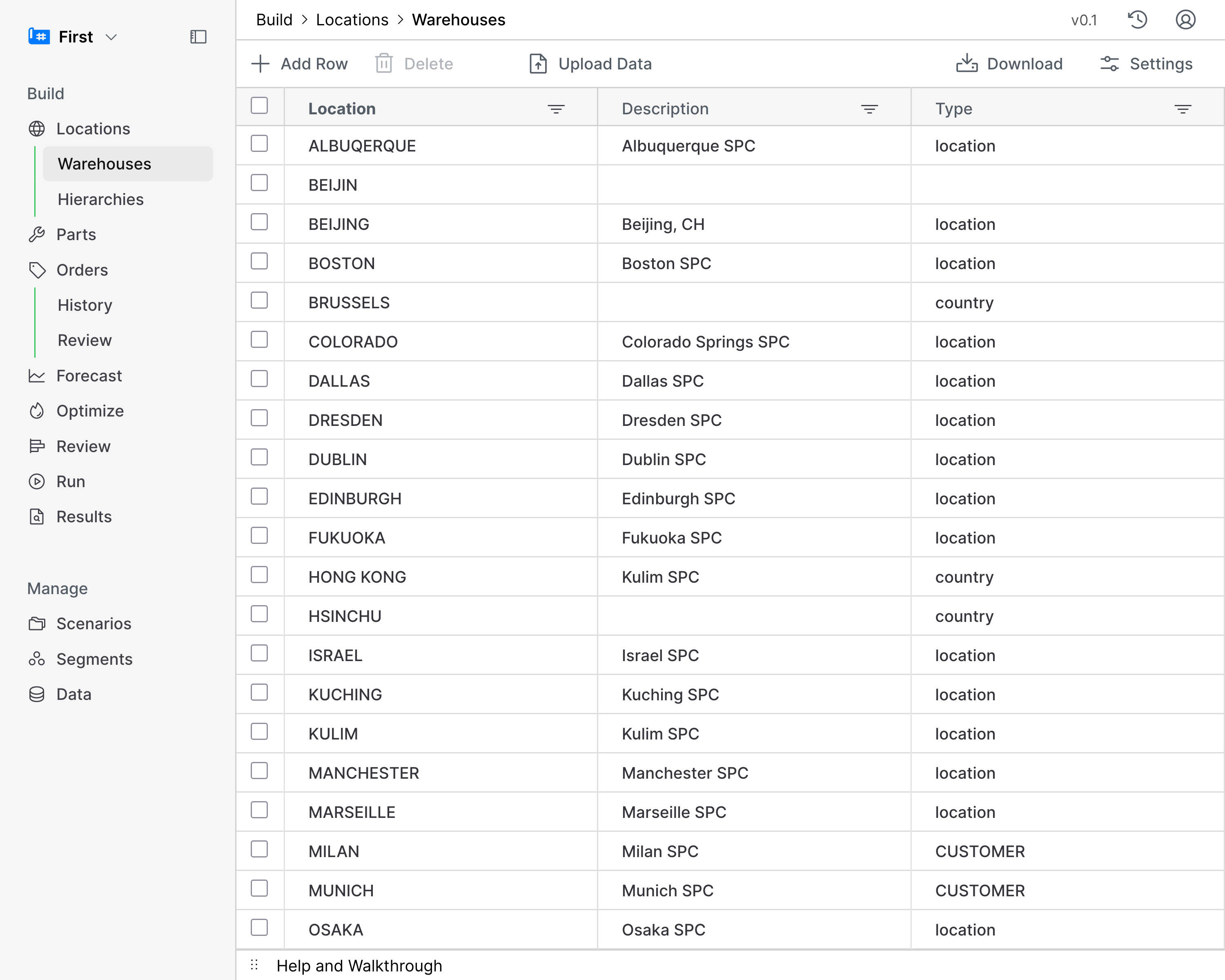 Screenshot of work